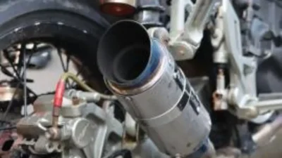 Ilustrasi knalpot racing atau brong yang suaranya meresahkan warga Bulukumba
