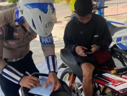 Operasi Patuh Hari Ketujuh, Polisi Tilang Pengendara Dibawah Umur