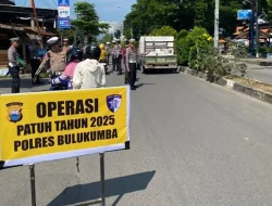 Hari ini Operasi Patuh di Bulukumba Digelar Disini