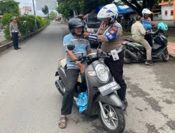 Banyak Pengendara Motor Tidak Pakai Helm Terjaring Operasi Patuh di Bulukumba