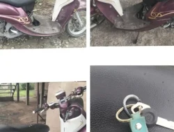 Kehabisan Bensin, Pencuri Tingggalkan Motor Curian di Jalan