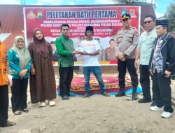 Gandeng Baznas, Polisi Bangun Rumah Untuk Korban Kebakaran di Benteng Malewang