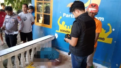 Lokasi penemuan pria tewas di Jalan Jendral Sudirman Bulukumba