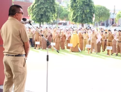 Pimpin Apel Pagi Bupati Andi Utta Tekankan Soal Kebersihan Ke ASN