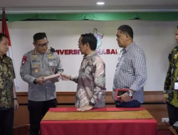 Dansat Brimob Polda Sulsel Bertemu Rektor Unhas, Ini yang Dibahas