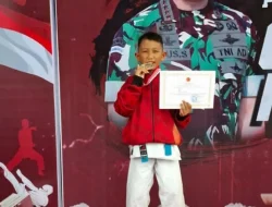 Atta, Murid SD 3 Kasimpureng Rebut Juara 2 Open Karate Piala Panglima TNI di Kaltim 