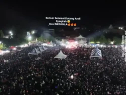 Lautan Manusia Padati Konser Syaqirah di Sidrap, Jalan Poros Macet 2 Km