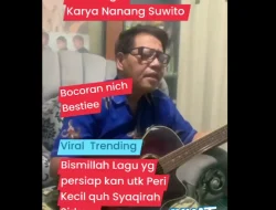 Nanang Suwito Bocorkan Lagu Spesial untuk Syaqirah Sidrap
