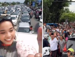 Ribuan Orang dan Ratusan Mobil Antar Syaqirah Pulang Kampung ke Sidrap