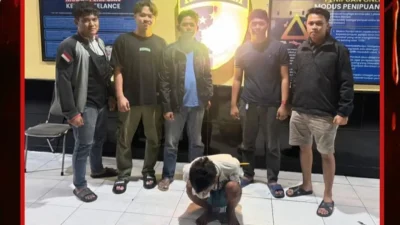 Terduga pelaku curanmor ditangkap.