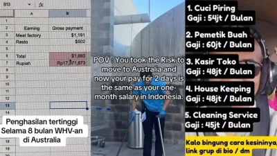 Di Balik Konten Viral Kerja di Australia