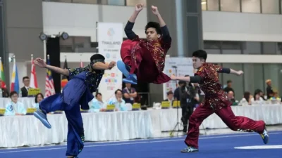 Klasemen Sementara SEA Games 2025, Timnas Wushu Indonesia Pertahankan Gelar Juara Umum
