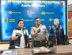 Polres Kampar Gagalkan Penjualan Owa Ungko Seharga Rp8 Juta