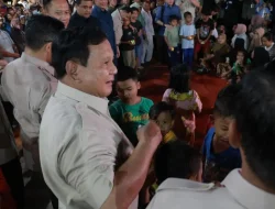 Presiden Prabowo Subianto Habiskan Malam Tahun Baru 2026 di Tapsel