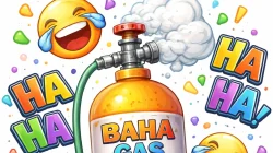 Gas tertawa ilustrasi