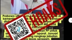 Hoaks klaim Presiden