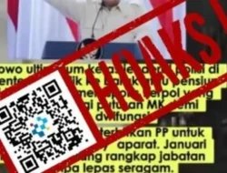 Cek Fakta: Klaim Prabowo Ultimatum Jenderal Polisi di Kementerian Ternyata Hoaks