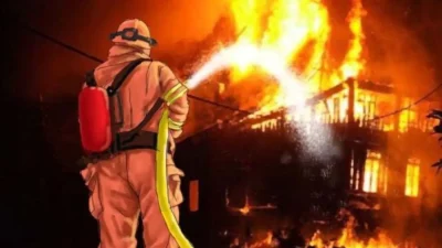 Kebakaran. Ilustrasi