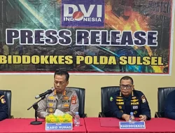 Polda Sulsel Paparkan Perkembangan Identifikasi Korban Kecelakaan Pesawat ATR 42-500