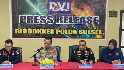 Polda Sulsel Paparkan Perkembangan Identifikasi Korban Kecelakaan Pesawat ATR 42-500