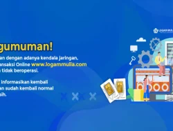 Kendala Jaringan, Situs Resmi Logam Mulia Antam Tidak Beroperasi