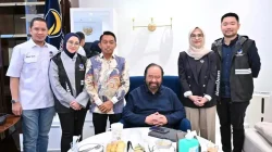 Surya Paloh dan Ketua Nasdem Sulsel