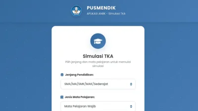 Simulasi TKA SD dan SMP
