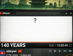 Video YouTube Durasi 140 Tahun Viral, Diunggah Akun shinywr