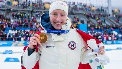 Maren Kirkeeide sabet emas Olimpiade Musim Dingin