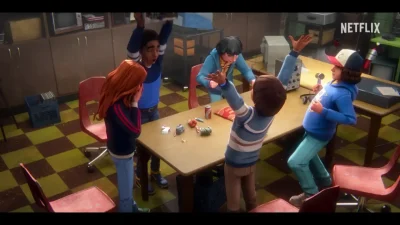 Netflix hadirkan animasi karakter Stranger Things kembali beraksi di Hawkins dengan nuansa musim dingin dan ancaman paranormal baru.