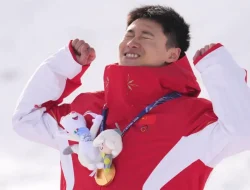 Wang Xindi Rebut Emas Aerials Ski Gaya Bebas Putra Olimpiade