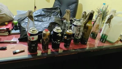 Penyitaan bom molotov di lingkungan sekolah