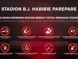 PSM Makassar Terapkan Aturan Ketat Penonton di Stadion B.J. Habibie