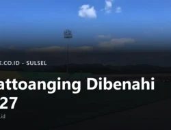 Eks Stadion Mattoanging Dibenahi Mulai 2027